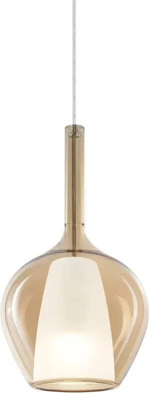 Lustra, Pendul din sticla KALIQUE-1 SP1 D18 AMBRA