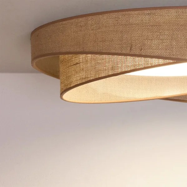 BRILAGI - Lampă LED dimabilă VELVET TWIST LED/36W/230V CCT Ø 65 cm WT bej + telecomandă