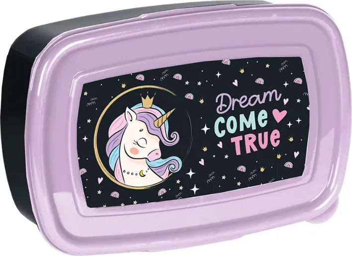 Set ghiozdan din 5 piese pentru fete - Unicorn