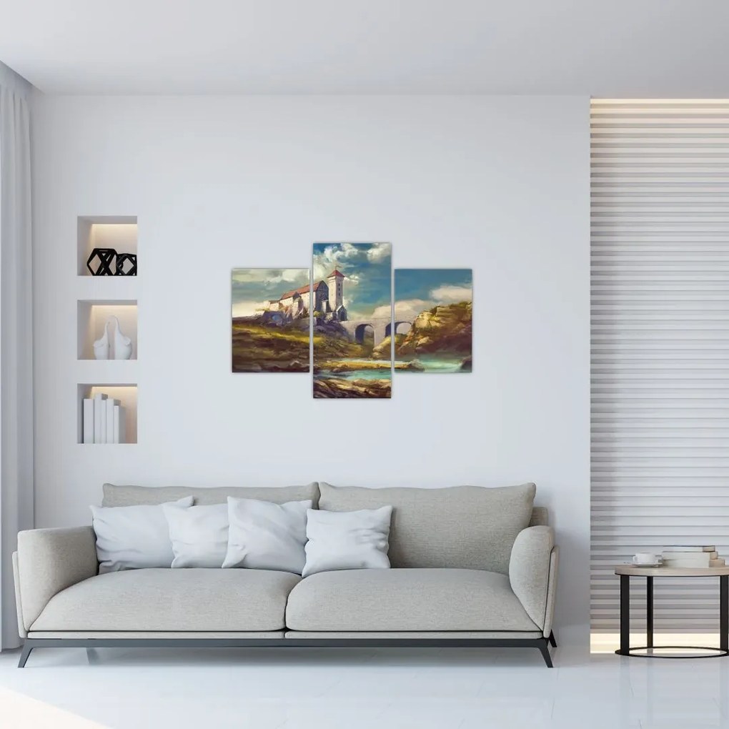 Tablou - Castelul medieval (90x60 cm)