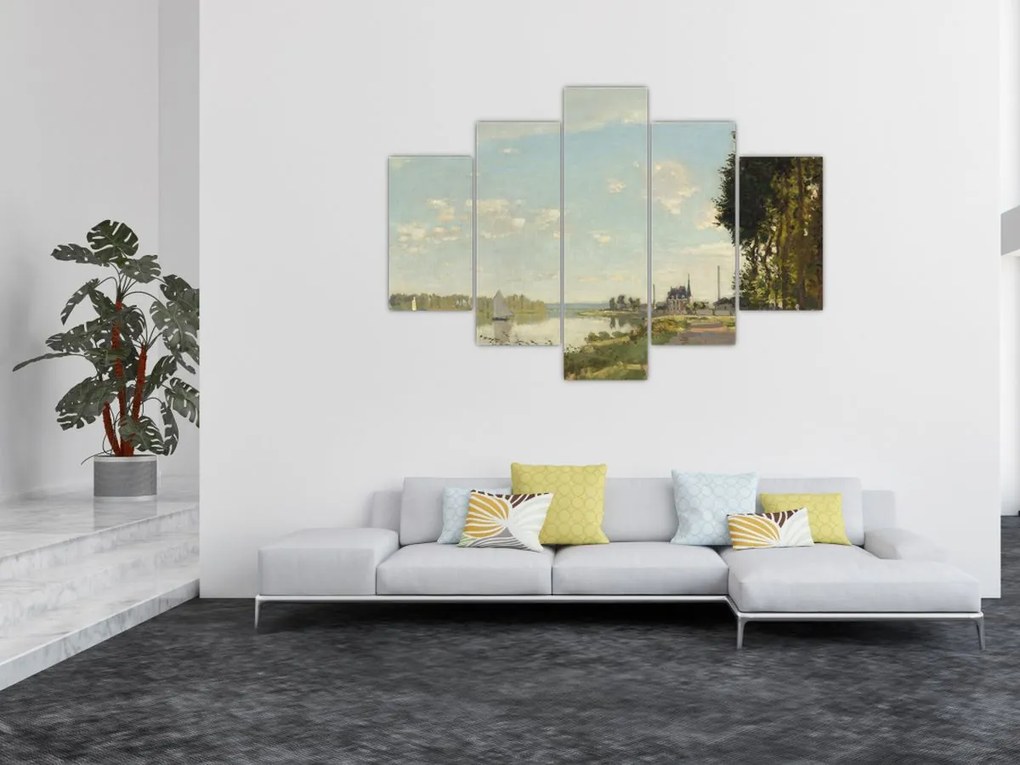 Tablou - Claude Monet, Argenteuil, reproducere (150x105 cm)