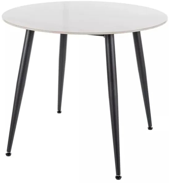 Masa Rion alb/negru ø90 cm
