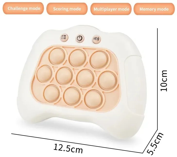 Joc electronic cu senzori pentru copii - Quick Push - alb