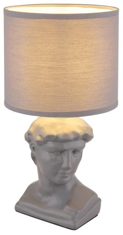 Lampa de masa ceramica gri HERMES