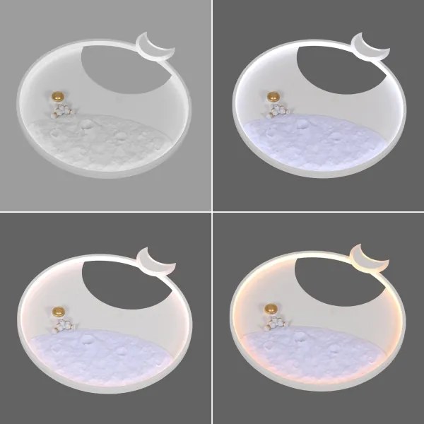 Brilagi - Plafonieră LED dimabilă ASTRO LED/20W/230V 3000-6000K astronaut+telecomandă