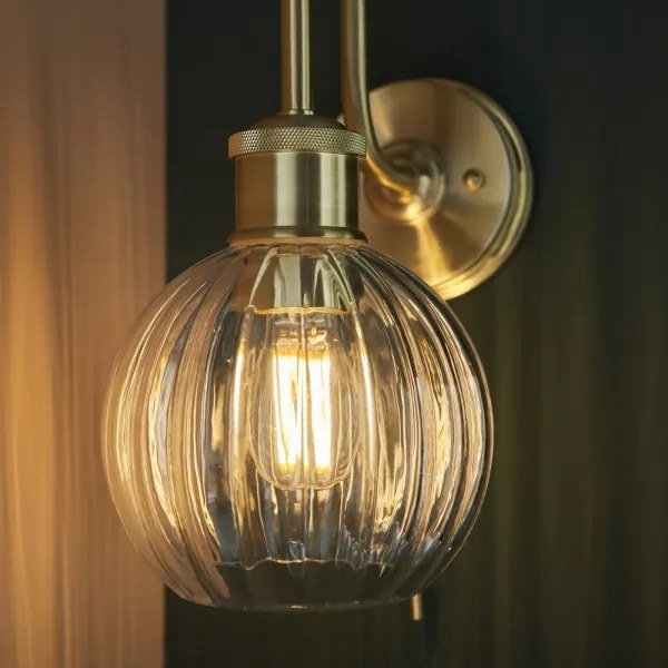 Aplică pentru baie Endon 95507 KENDALL 1xE27/10W/230V IP44 alamă