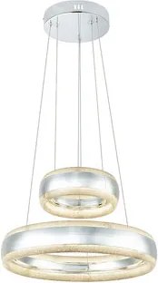 Pendul LED 36W crom cristal Tully Globo Lighting 67839-36