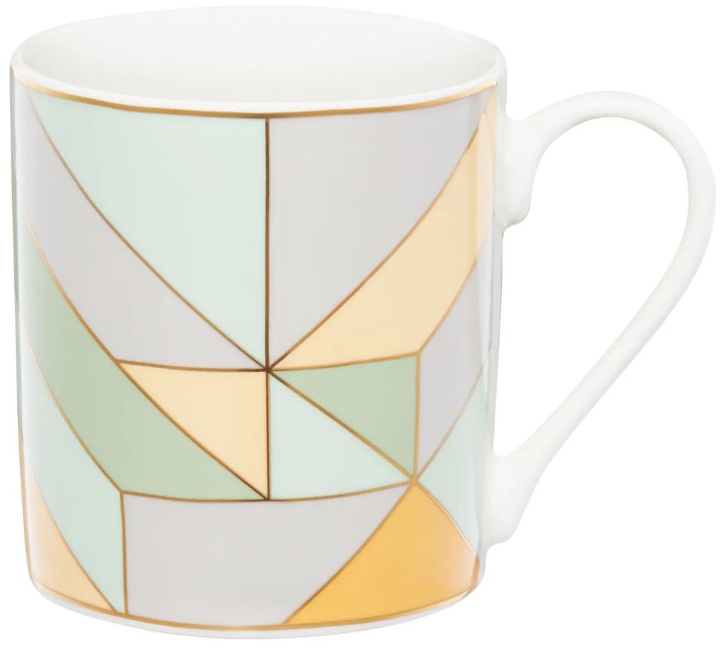 Cana 380ml, Geometric Pastel Rectangles