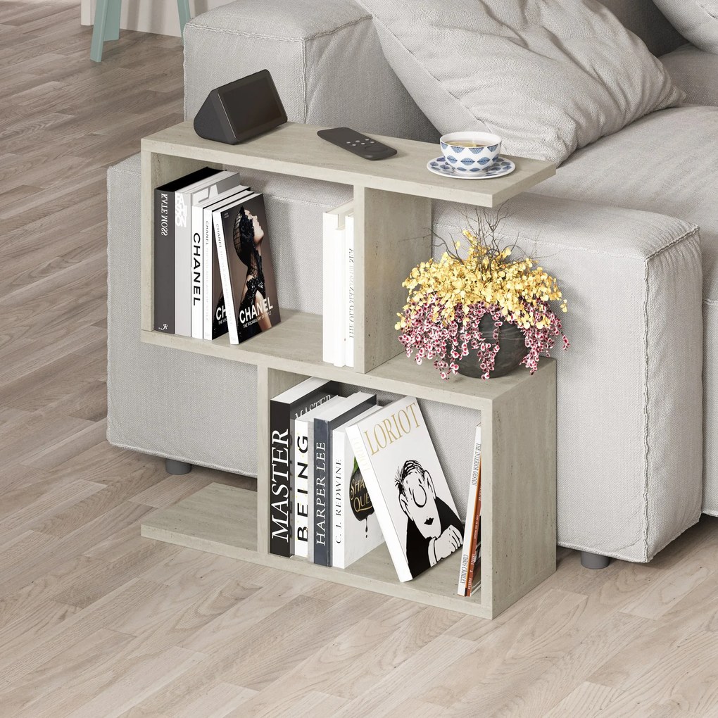Măsuță laterală Homtulia (travertin). Promo -8%. 1127437