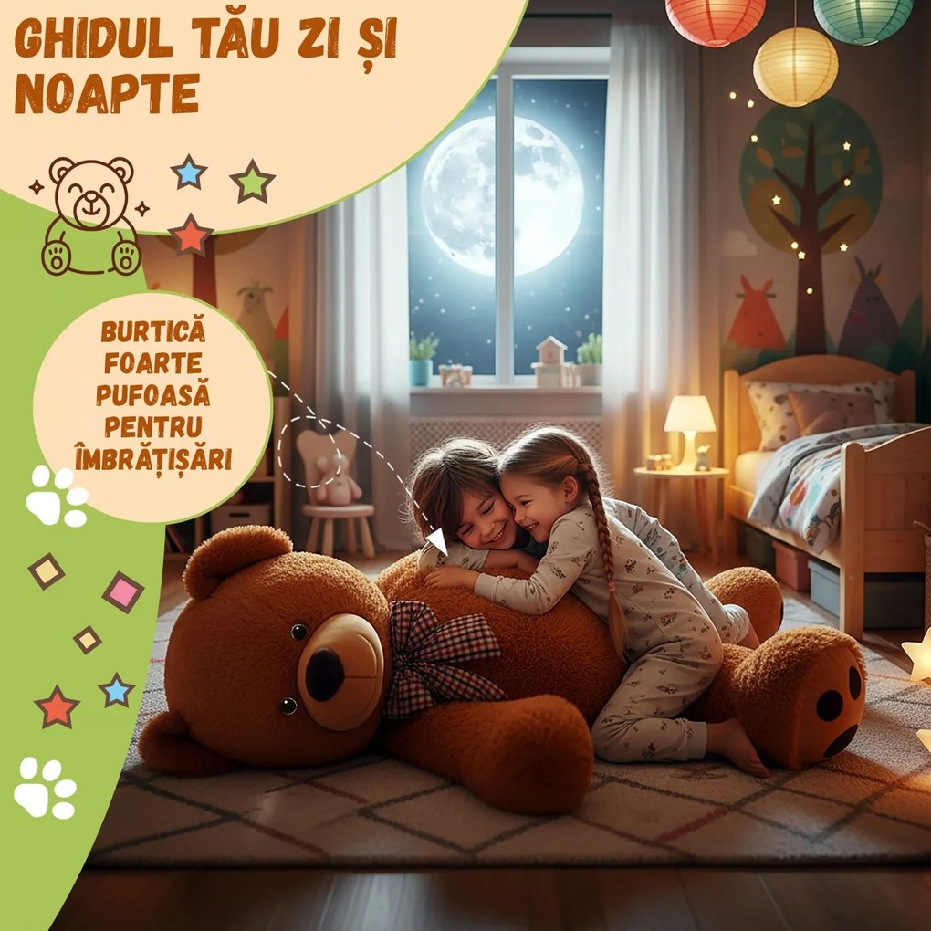 Urs mare de pluș BENY, 100cm, maro Monzana