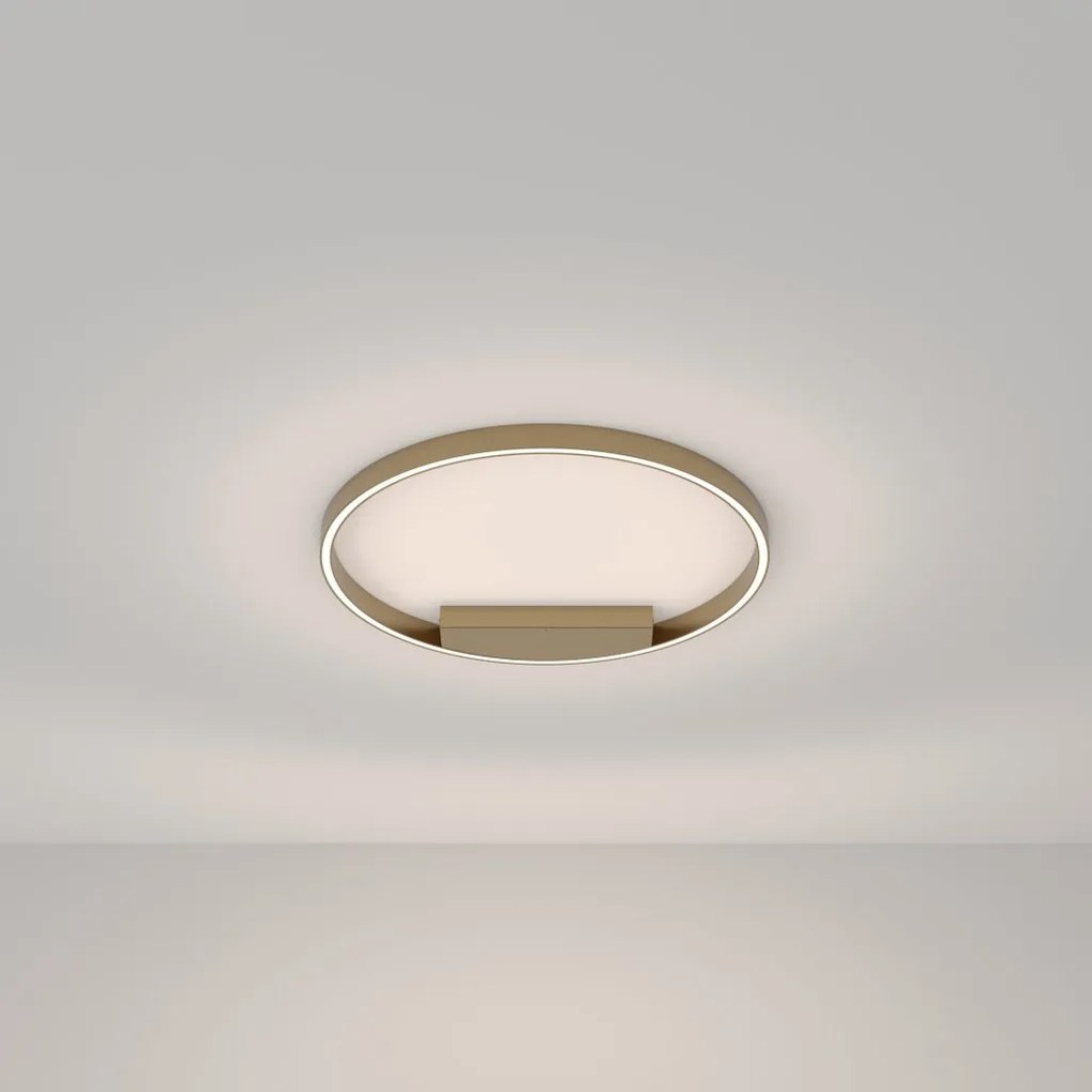 Plafoniera LED design modern Rim alama 60cm, 4000K