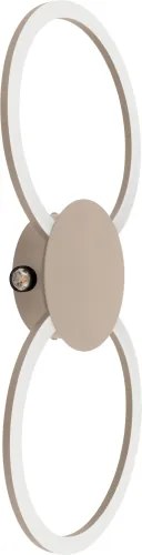 Eglo 902127 - Aplică de perete LED VENTICELLO LED/20W/230V + LED/0,91W bej