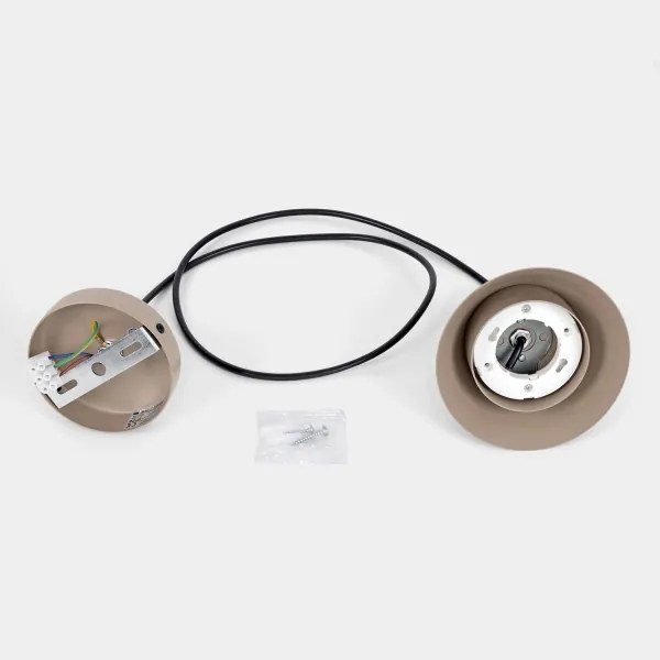 BRILAGI - LED Lampă suspendată pe cablu CONE SINGLE 1xGX53/15W/230V bej