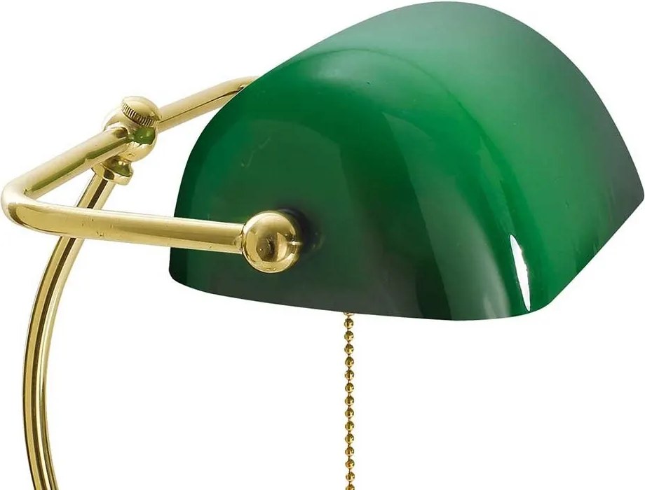 Lampa de birou din alama design clasic Banker