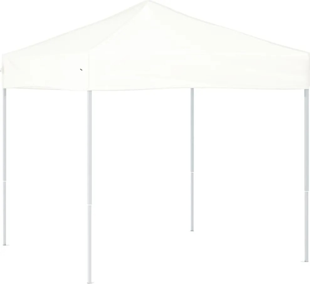 vidaXL Cort pliabil pentru petrecere, alb, 2x2 m