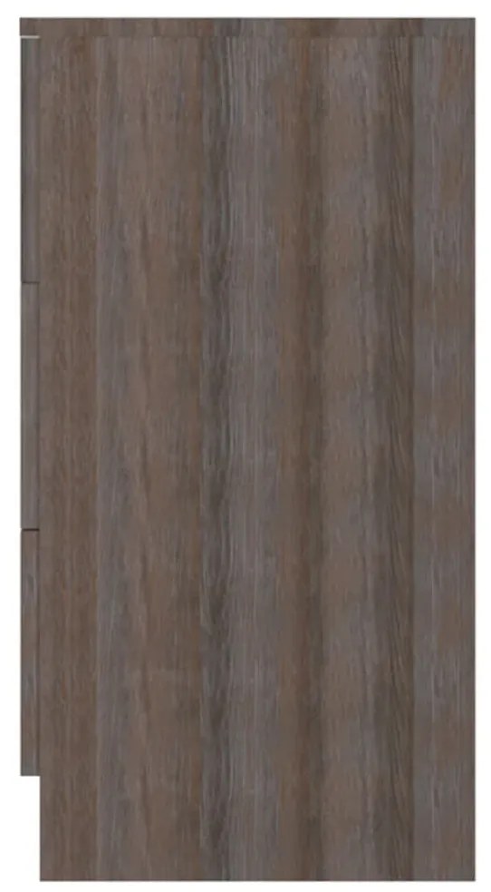 Comoda cu sertare, stejar sonoma gri, 71x35x68 cm, PAL 1, grey sonoma oak