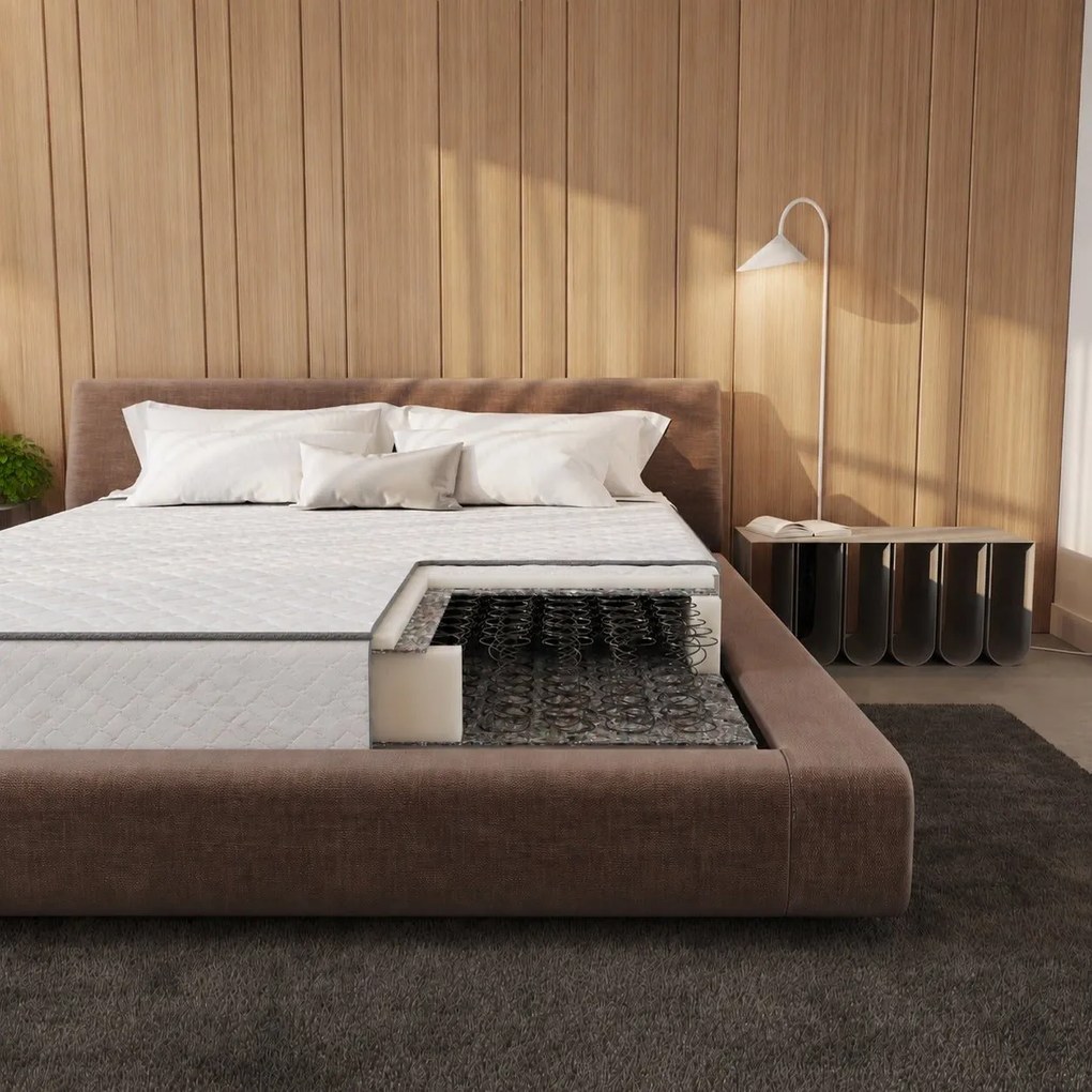 Saltea cu arcuri Bonnell Confort Ortopedic 140×190 cm, fermitate medie, 22 cm înălțime