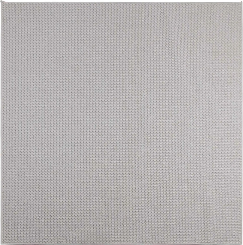 vidaXL Covoare de zonă Pătrat LUGO Crem 200 x 200 cm Poliester