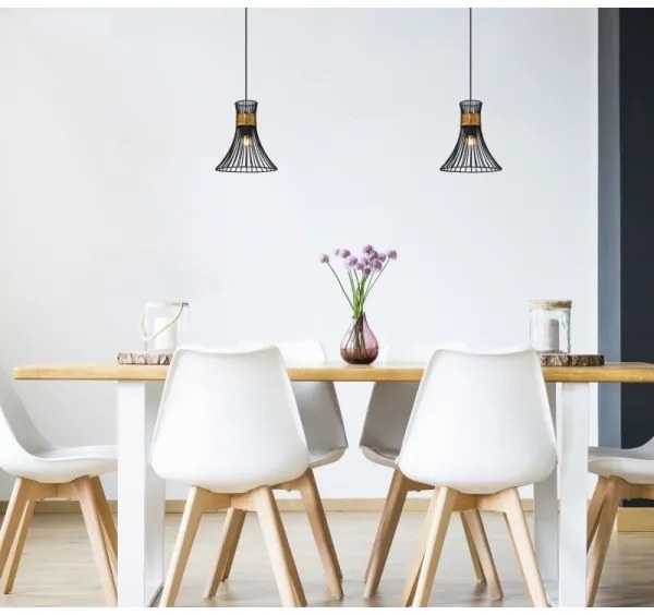 Globo 54814H - Lustră pe cablu PURRA 1xE27/60W/230V