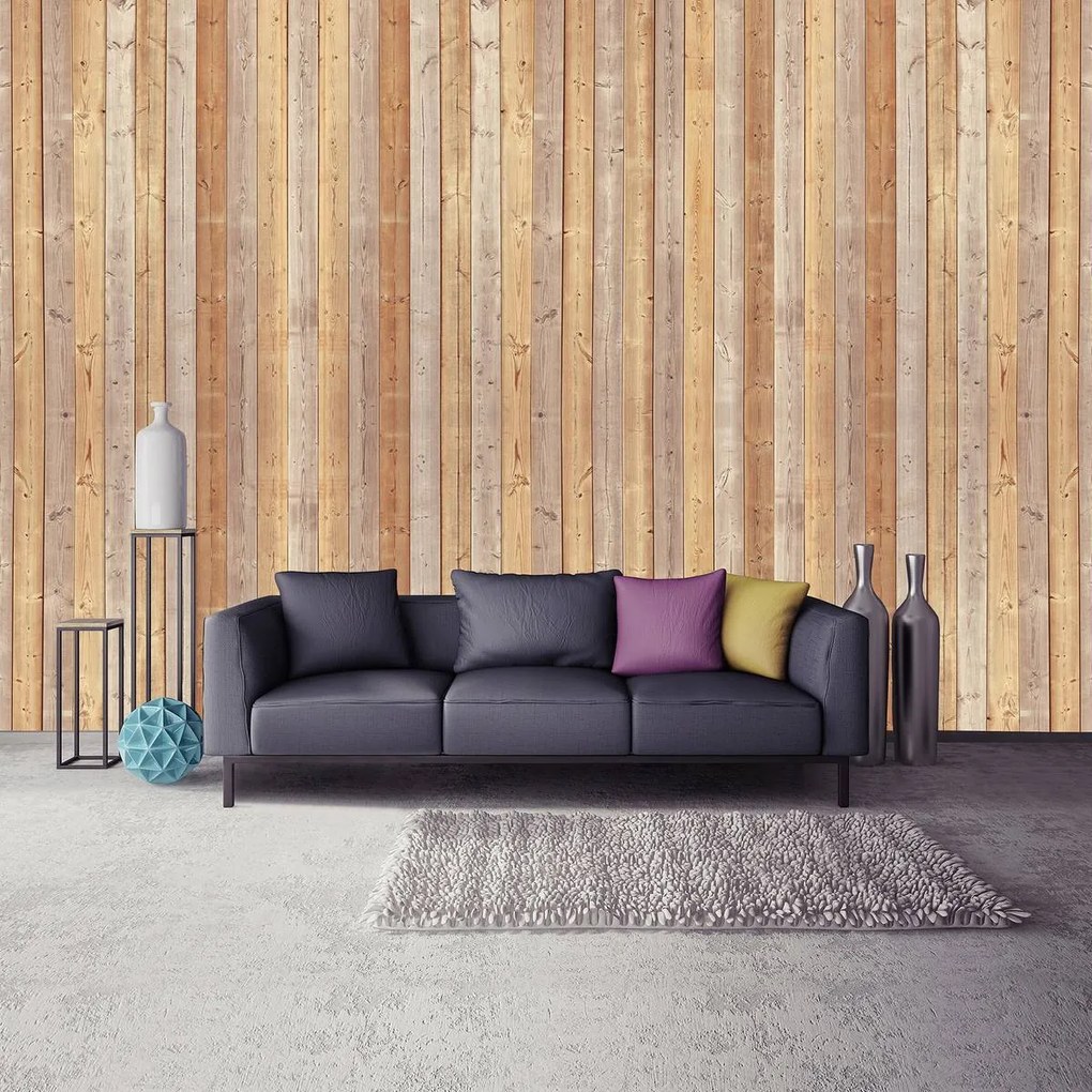 Fototapet - Textura - scănduri de lemn (152,5x104 cm)