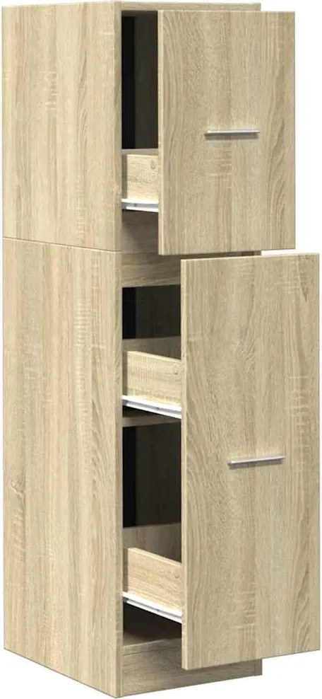vidaXL Dulap de farmacie, stejar sonoma, 30x41x118 cm lemn prelucrat