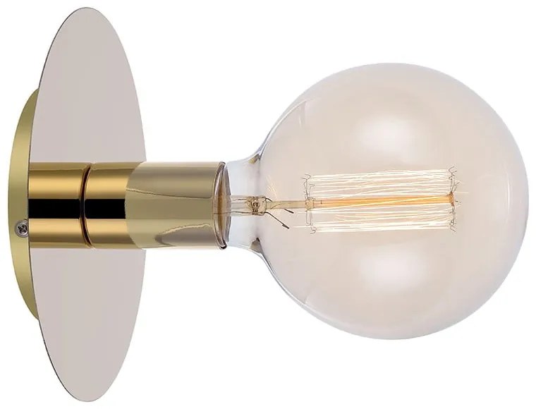 Aplică de perete în culoarea bronz Disc – Markslöjd