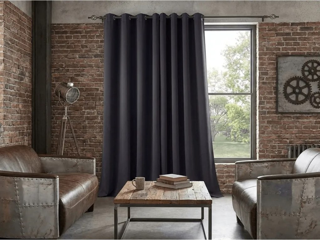 Draperie OXFORD LIGHT 140x250 cm, gri inchis Agatat: Rejansa