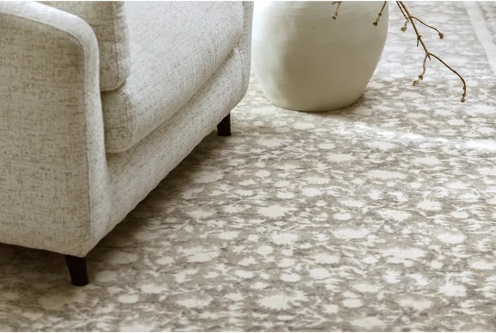 Covor bej din lână 200x300 cm Agnus Granny – Agnella