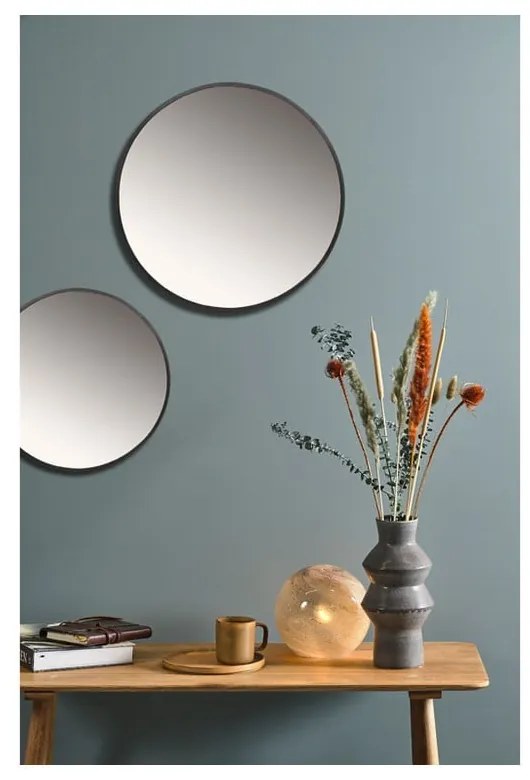 Vază din gresie ceramică Villa Collection Rost, înălțime 30 cm, albastru închis