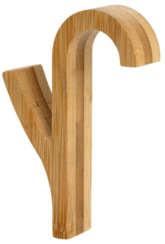 Cârlige în culoare naturală 2 buc. suspendate din bambus – Wenko
