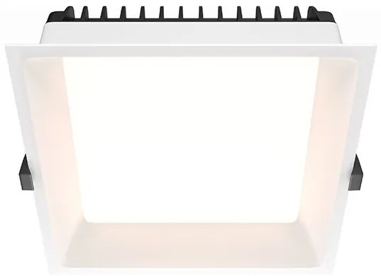 Spot LED incastrabil design tehnic Okno alb 17x17cm 3000K