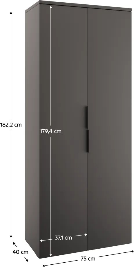 Dulap, antracit, ADAPO ADP01
