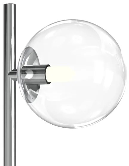 ONLI - Lampă de masă KIMBERLY 1xG9/6W/230V 35 cm crom lucios