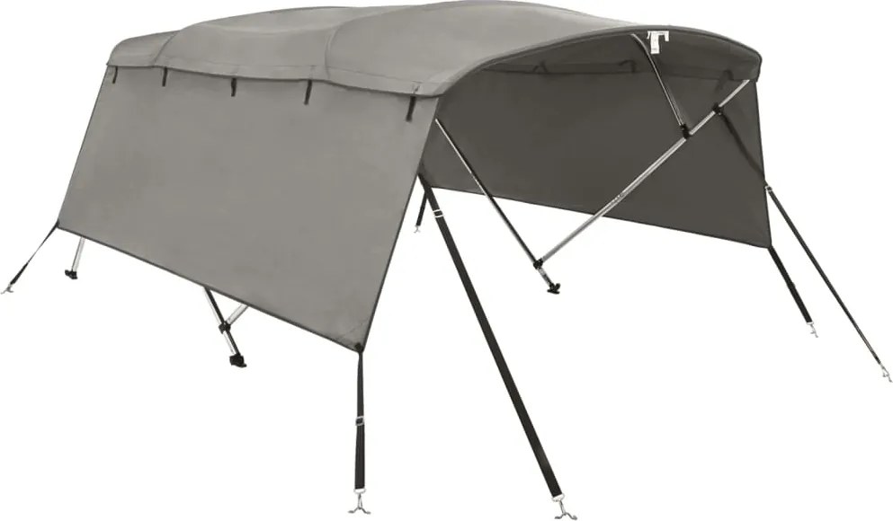 vidaXL Parasolar Bimini 4 arcuri pereți laterali, 243x(200-213)x137 cm