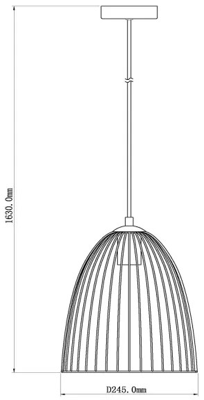Lustră pe cablu Lucide 74417/01/30 MACARONS 1xE27/40W/230V d. 24,5 cm negru