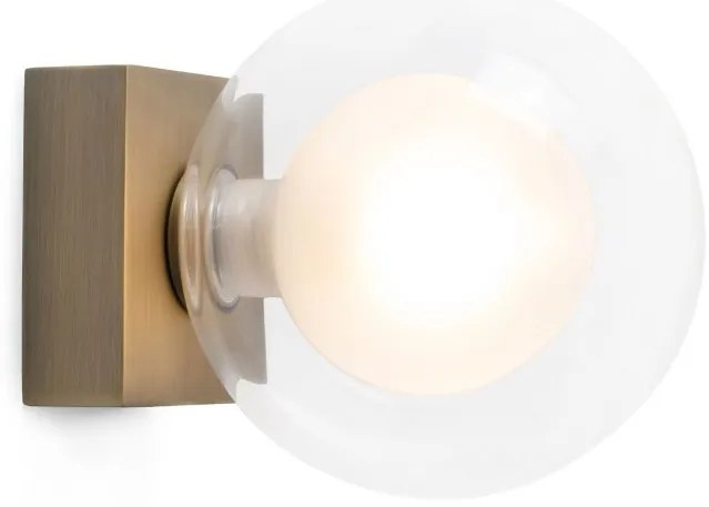 Aplica de perete baie cu protectie IP44 PERLA Bronze 40087