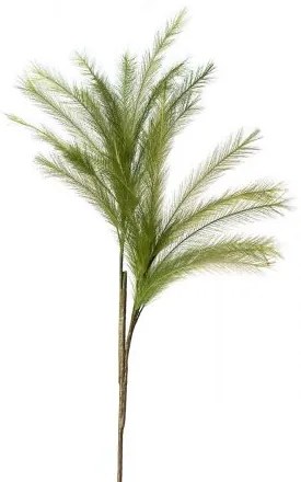 Crenguta artificiala Fern, Fibre sintetice, Verde, 80 cm