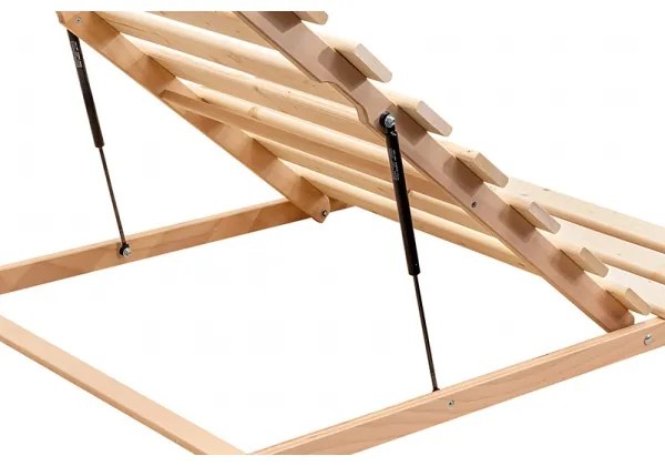 Somier fix cu lamele rabatabil de la picioare HOVDEN 90x200 cm