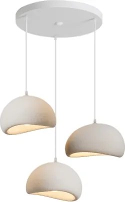 BRILAGI - Lampă suspendată pe cablu WABI SABI 3xE27/60W/230V albă