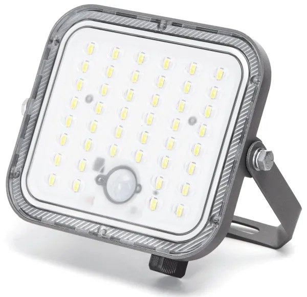 Aigostar - Proiector solar LED dimerizabil cu senzor LED/80W/3,4V IP66 + telecomandă