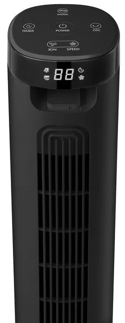 Ventilator coloană Zefir 45 W, negru