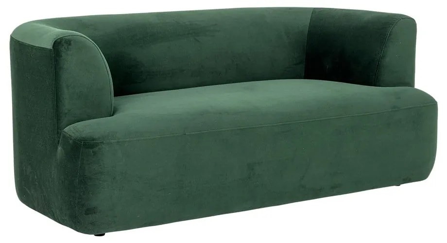 Canapea verde cu tapițerie din catifea 166 cm Morgan – Bloomingville
