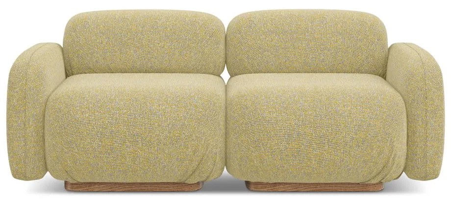 Canapea modulară galbenă 190 cm Ailani – Makamii