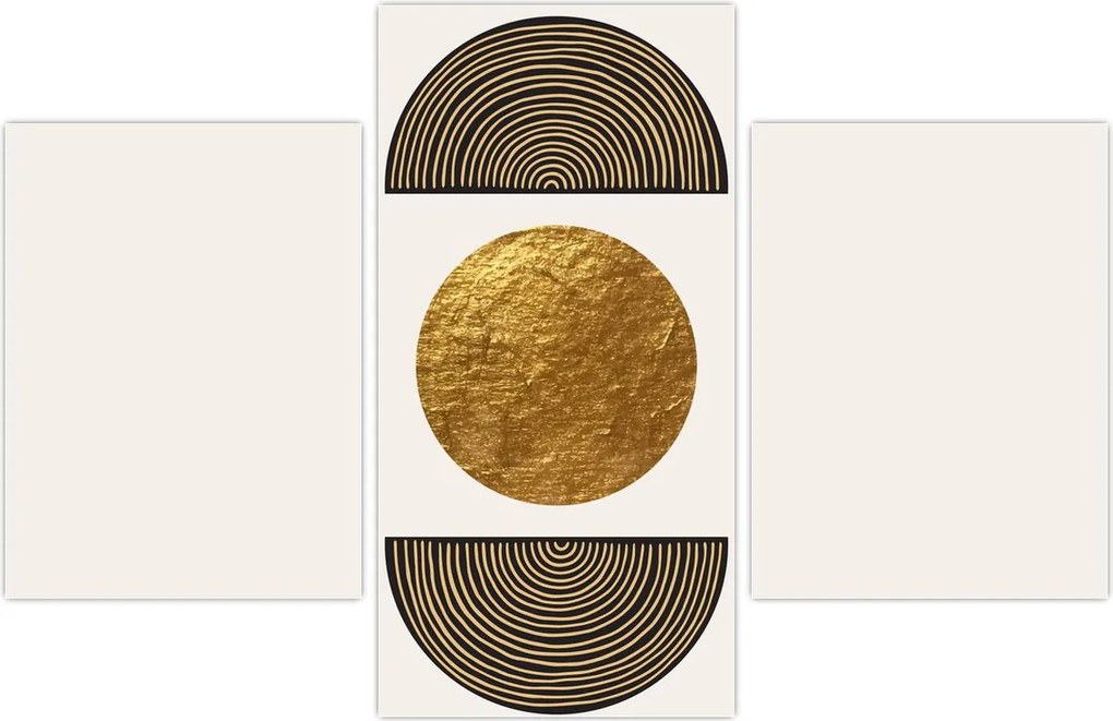 Tablou - Ornament de aur N⁰1 (90x60 cm)