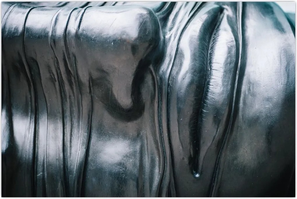 Tablou - Fața din oțel (90x60 cm)