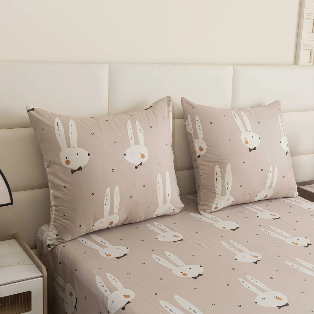 Lenjerie de pat din microfibra WHITE RABBIT, bej Dimensiune lenjerie de pat: 70 x 90 cm | 140 x 220 cm
