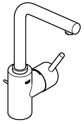 GROHE 23739002 - Baterie pentru lavoar CONCETTO, 291 mm, crom lucios