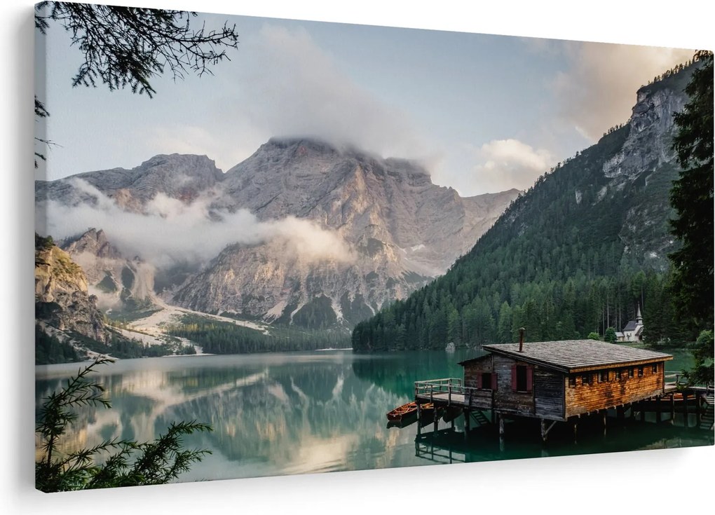 Tablou - Lake Prags (90x60 cm)