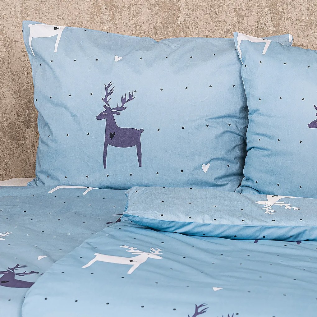 Lenjerie de pat din bumbac 4Home Deer in love, 140x 200 cm, 70 x 90 cm, 140 x 200 cm, 70 x 90 cm