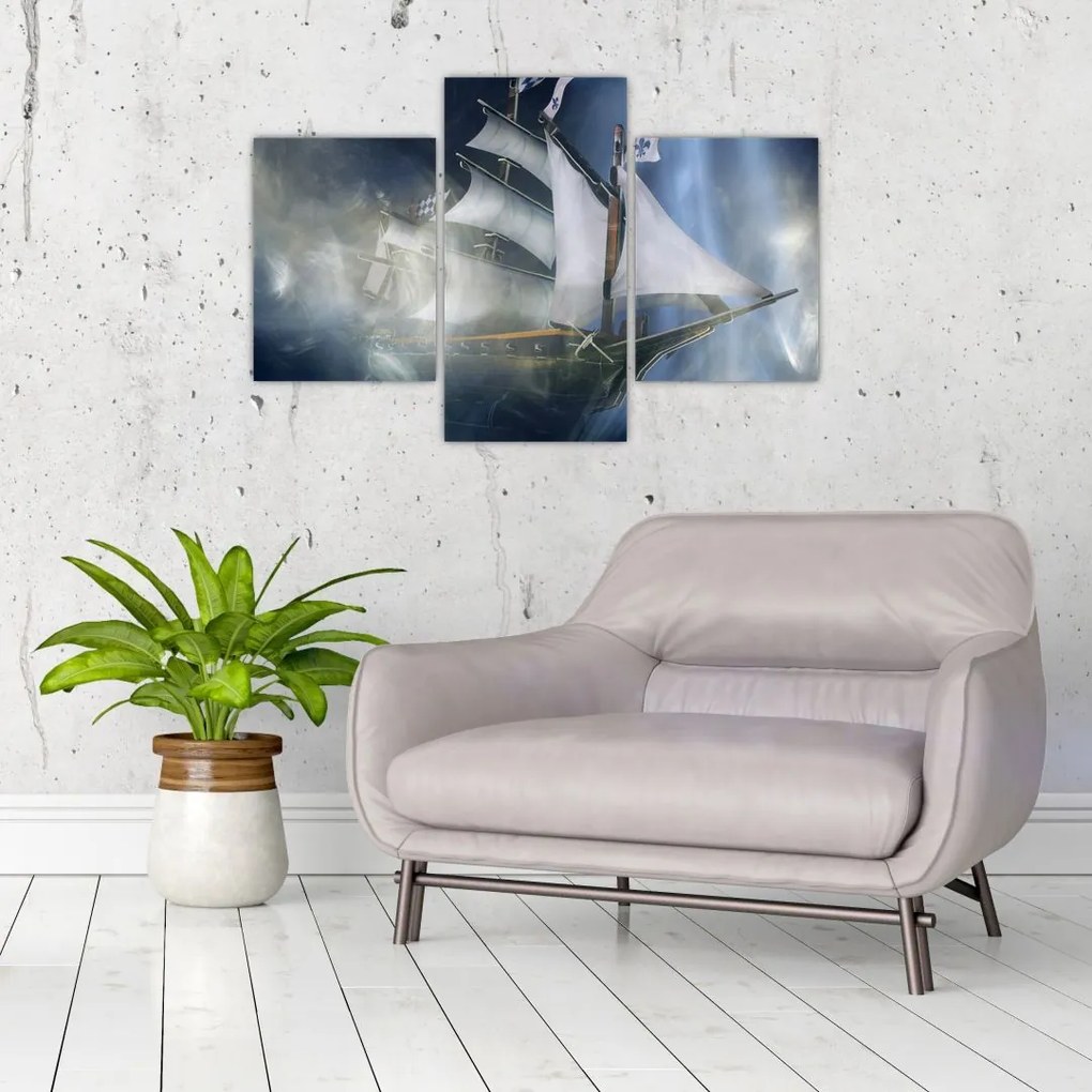 Tablou - Corabia fantomelor (90x60 cm)